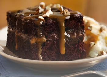 chocolate turtle cake